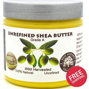 100% Pure Unrefined Shea Butter Yellow