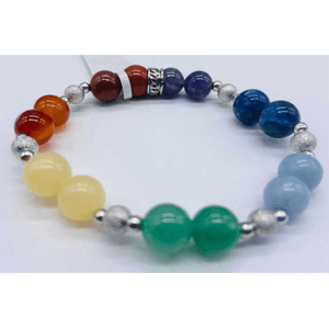 7 Chakra w/ Beads bracelet 8mm