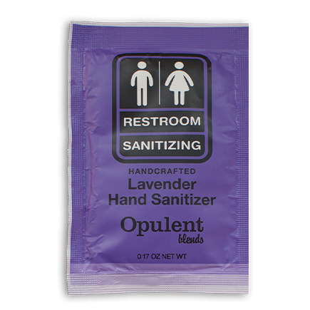 Lavender Hand Sanitizer Single Use Packet