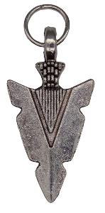 Arrowhead amulet 1 1/4"