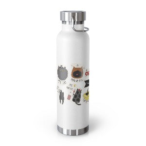 Everyday is Cat Day Insulated Thermos Bottle 22oz