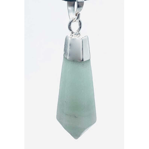 Amazonite diamond like shape pendant