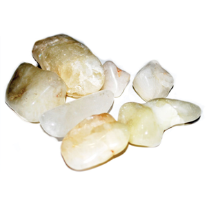 Sulphur Quartz tumbled stones 1 lb