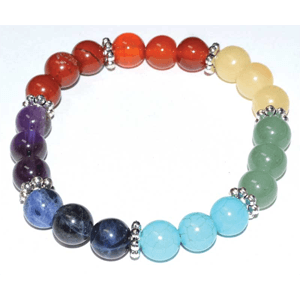 7 Chakra Flower Bracelet 8mm