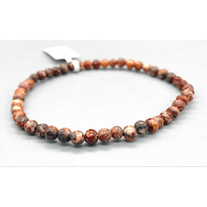 Jasper, Brecciated bracelet 4mm