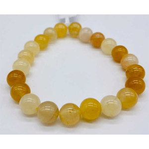 Yellow Jade bracelet 8mm