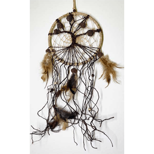 Tree of Life Hemp dreamcatcher 6"