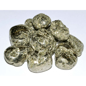 Pyrite tumbled stones 1 lb