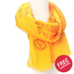 OMSutra OM Hindu Prayer Shawl - Small