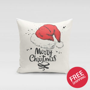 Santa Hat Pillow Cover