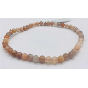 Pink Moonstone bracelet 4mm