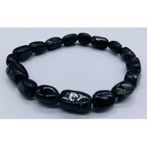 Black Tourmaline nugget bracelet