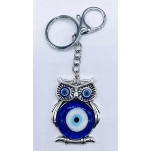 Owl Evil Eye Keychain