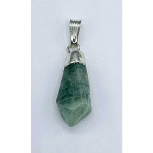 Emerald diamond like shape pendant