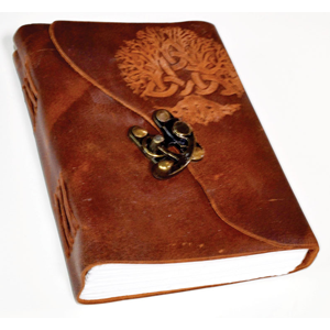 Tree of Life Leather Journal w/ latch