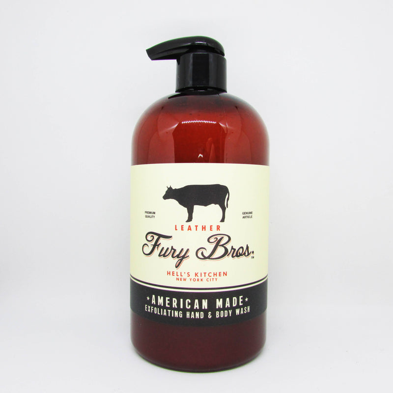 Leather Hand & Body Wash 16 oz - Bath & Beauty