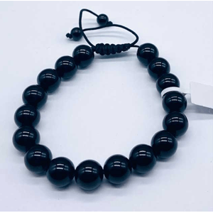 Obsidian, Black bracelet 10mm