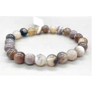 Agate, Botswana Bracelet 8mm