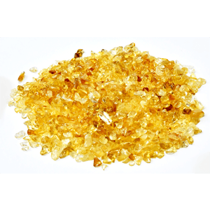 Citrine tumbled chips 2-5mm 1 lb