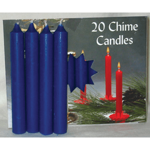Dark Blue Chime Candle 20 pack
