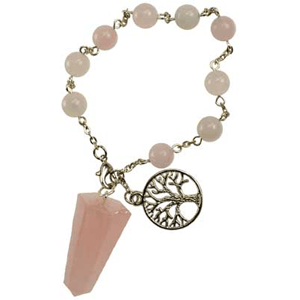 Rose Quartz pendulum bracelet