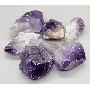 Amethyst rough points 1 lb