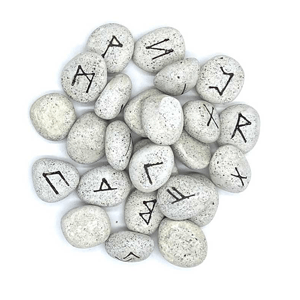 Ceramic rune set