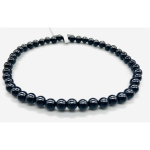 Obsidian, Black bracelet 4mm