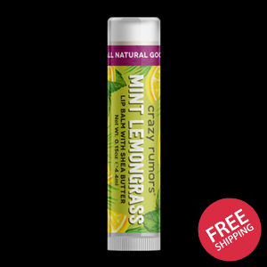 Mint Lemongrass Lip Balm - 100% Natural + Vegan