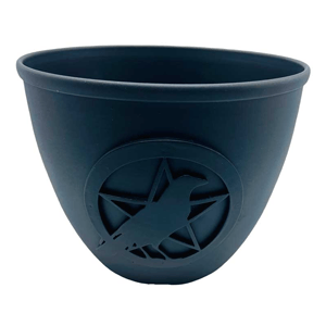 Pentagram & Raven candle holder 3 1/2"