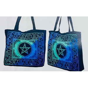 Pentagram tote bag 15.5" x 17.5"