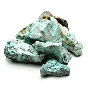 Turquoise untumbled stones 1 lb