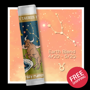 Taurus Lip Balm - Zodiac - Constellation - 100% Natural + Vegan