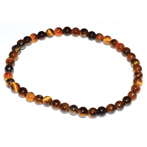 Tiger Eye, Yellow Bracelet 4mm