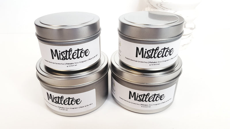Mistletoe Natural Soy Candle or Wax Melt | Hand-Poured and Hand-crafted