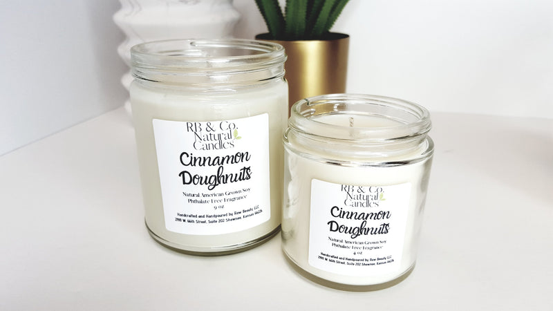 Cinnamon Doughnuts | Natural Soy Candle or Wax Melt | Hand-Poured and Hand-crafted