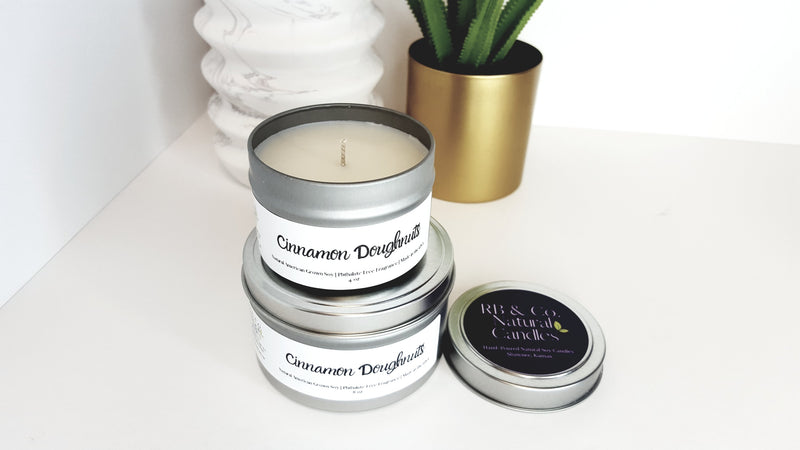 Cinnamon Doughnuts | Natural Soy Candle or Wax Melt | Hand-Poured and Hand-crafted