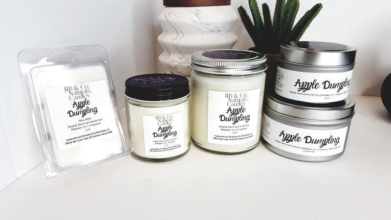 Apple Dumpling | Natural Soy Candle or Wax Melt| Hand-Poured and Hand-crafted