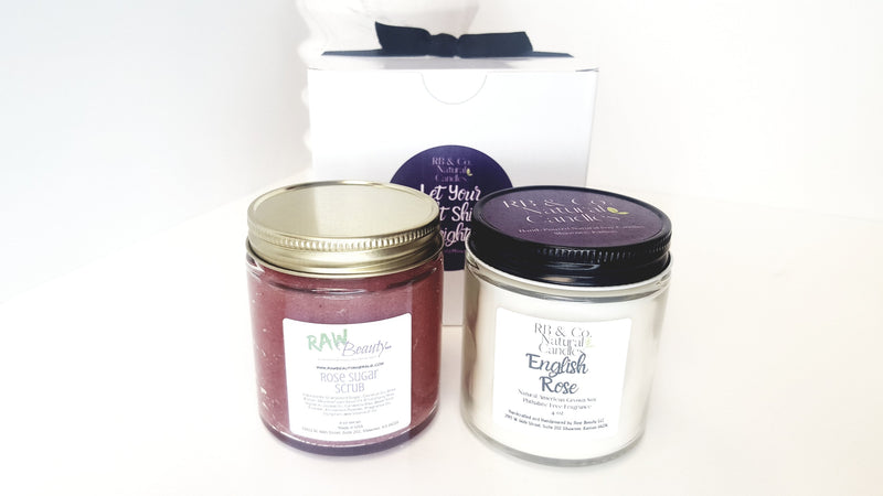 English Rose Scented Natural Soy Candle or Wax Melt | Hand-Poured and Hand-crafted
