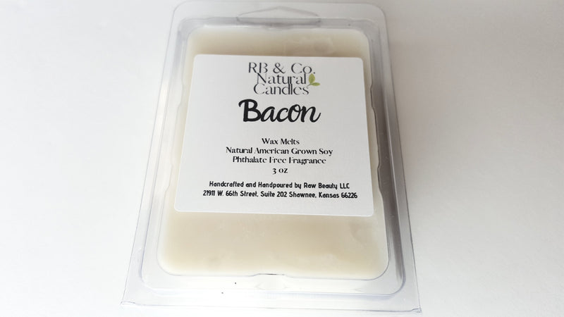 Bacon Scented Natural Soy Candle or Wax Melt | Hand-Poured and Hand-crafted