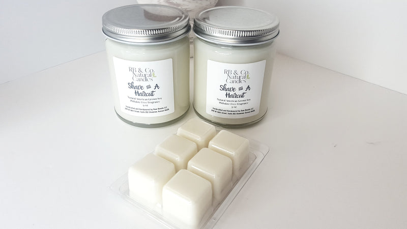 Shave and a Haircut | Natural Soy Candle or Wax Melt | Hand-Poured and