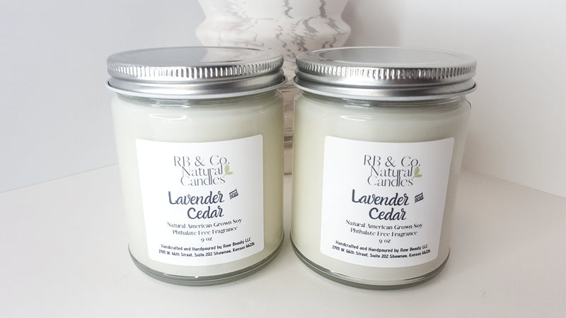 Lavender and Cedar | Natural Soy Candle or Wax Melt | Hand-Poured and Hand-crafted