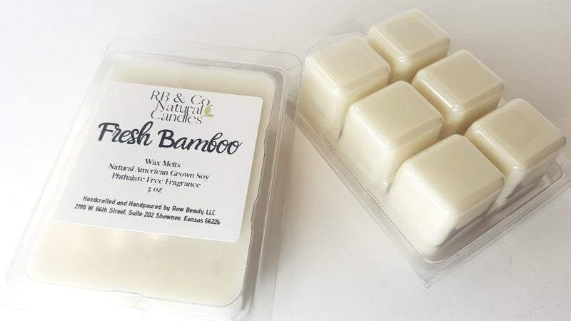 Fresh Bamboo | Natural Soy Candle or Wax Melt | Hand-Poured and Hand-crafted