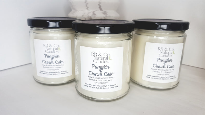 Pumpkin Crunch Cake Scented Natural Soy Candle or Wax Melt
