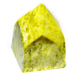 Yellow Jade top polished point