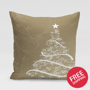 Golden Tree Pillow Cover