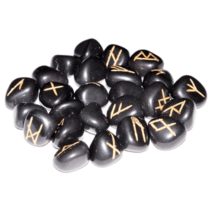 Agate, Black rune set