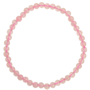 Rose Quartz stretch bracelet 4mm