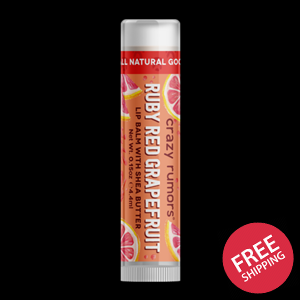 Ruby Red Grapefruit Lip Balm - 100% Natural + Vegan