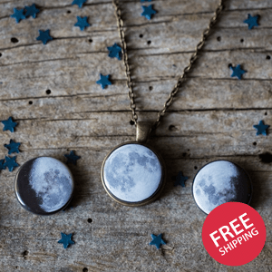 Interchangeable Moon Phase Necklace